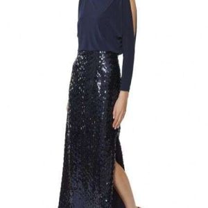 Sequin Skirt Evening Dress