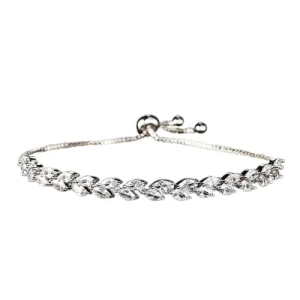 Armbånd Leaf Adjustable - Silver
