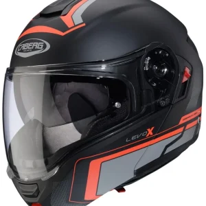 CABERG LEVO X ELITE MATT BLK/RED FLUO