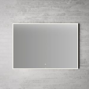 Linn Bad VANGE 100 cm speil m/ hvit ramme