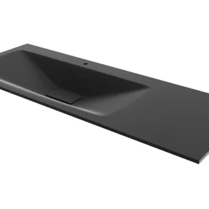 Linn Bad VALE svart matt glasservant 120 venstre