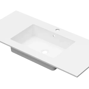 Linn Bad Corian plate 100 midtstilt med servant