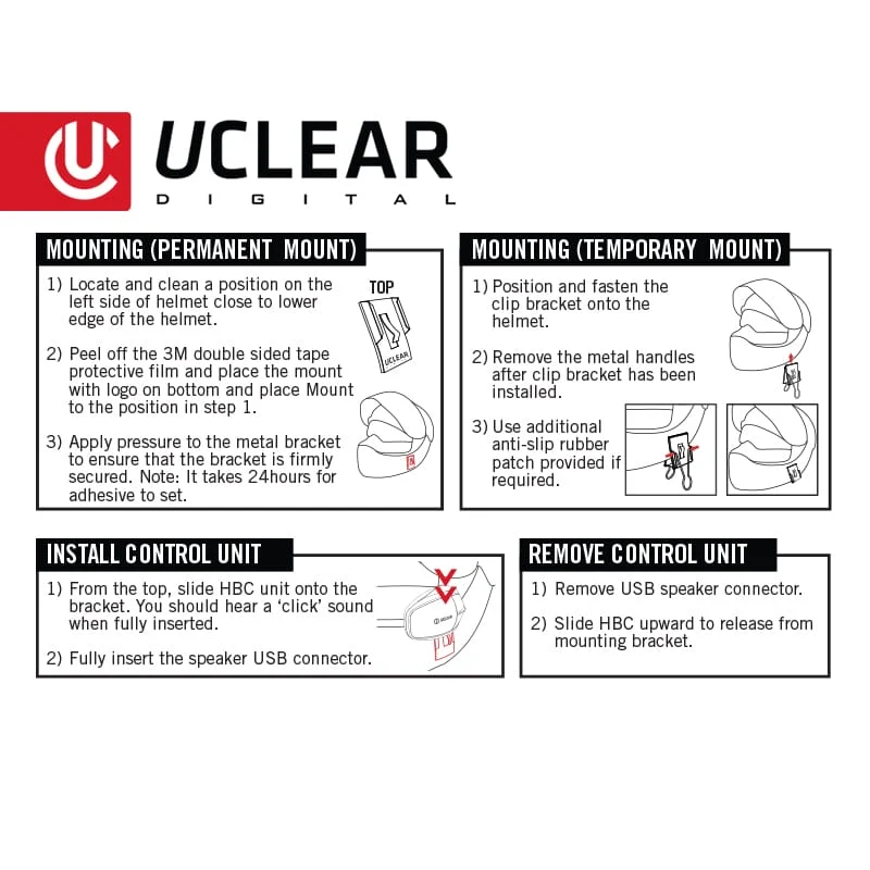 UCLEAR REMOVABLE HELMET MOUNT - Image 5