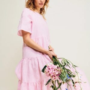 Judit kjole i 100% lin – fint til fest og hverdag!