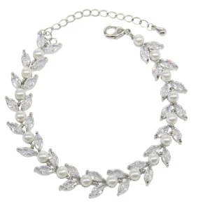 Armbånd "Starlet Braclet Leaf Pearl"