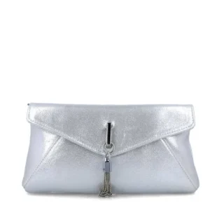 Selskapsveske Metallic Silver