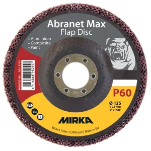 Abranet Max Flap disc T29 125mm ALOX 60
