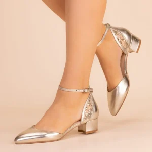 Selskapssko Olive Gold