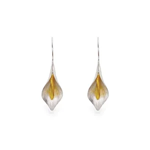 Øredobber "Calla Silver and Gold - Silver/gold