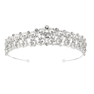 Luxe Tiara Christabel Silver SassB - Silver