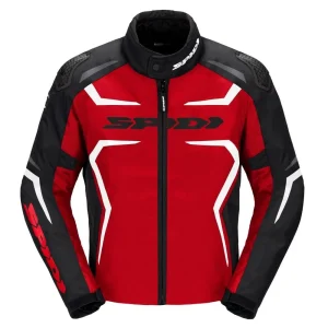 SPIDI RACE EVO H2OUT JAKKE BLACK RED WHITE