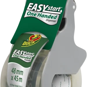 Pakketape 48mmx45m m/dispenser duck 120 easy start