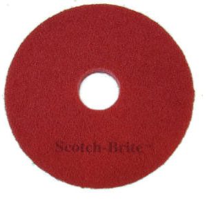 Scotch-Brite gulvpad 16" 25x406mm rød