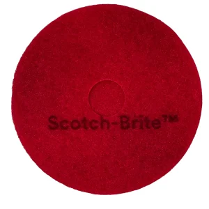 Scotch-Brite gulvpad 17" 25x432mm rød