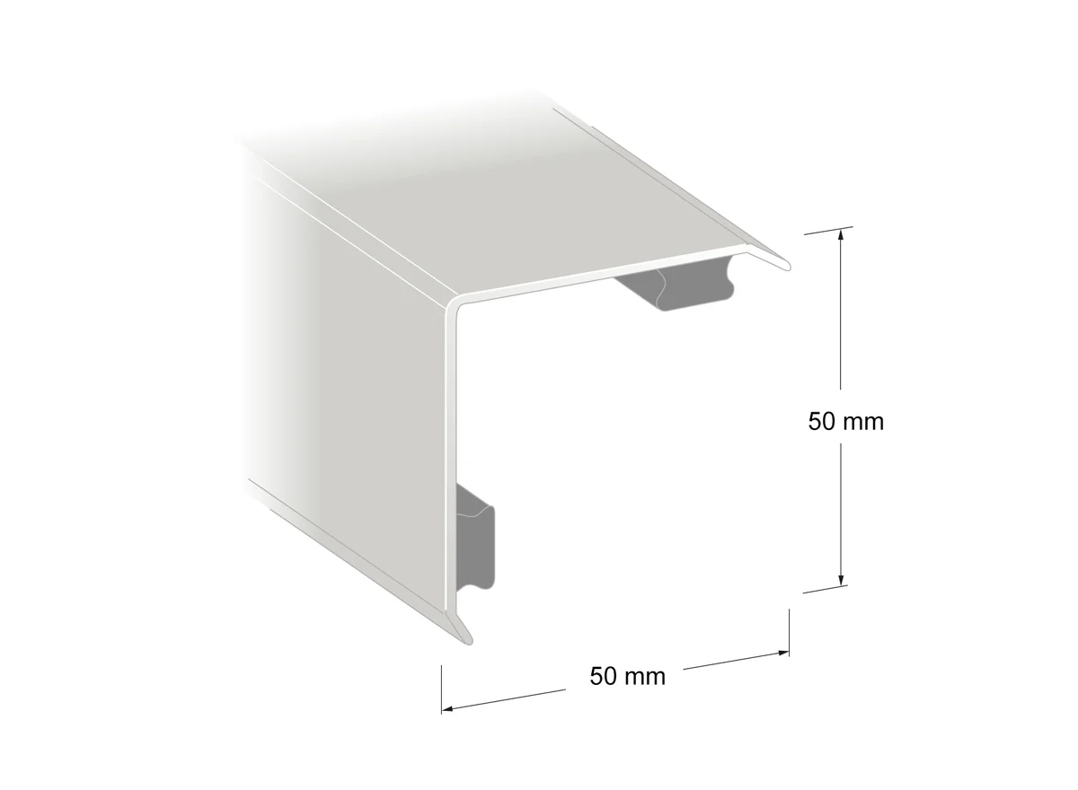Hjørnelist SJ09 Børstet rustfri 300cm - Image 3