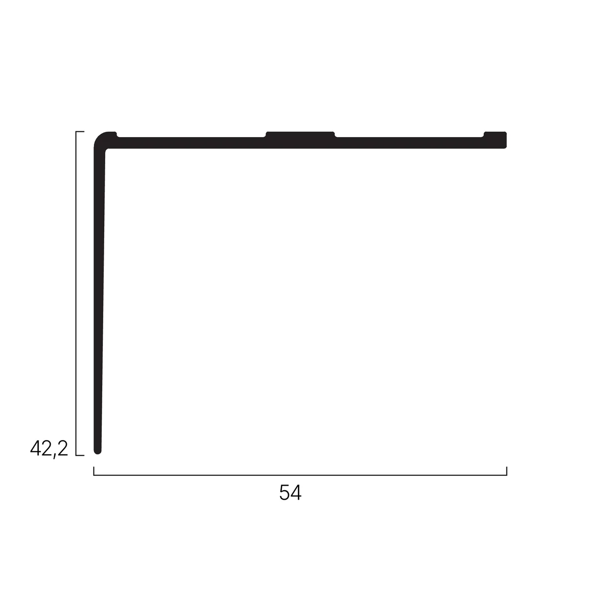 Trappenese NH 04 aluminium 300cm - Image 3